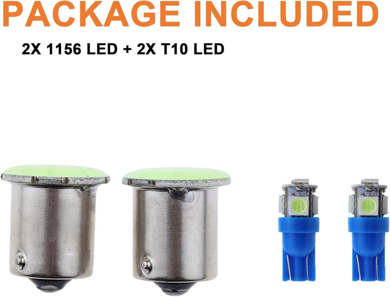 GLOFE 3Pcs Ice Blue Interior Map Dome Light LED Bulbs Compatible with 1987-1996 Ford F-150 F-250 Bronco - Image 4